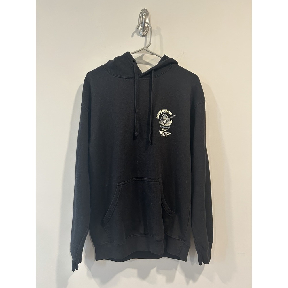 SCW Ramen Tokyo Japan Large Tokeyo Japan Black Hoodie Kangaroo Pockets